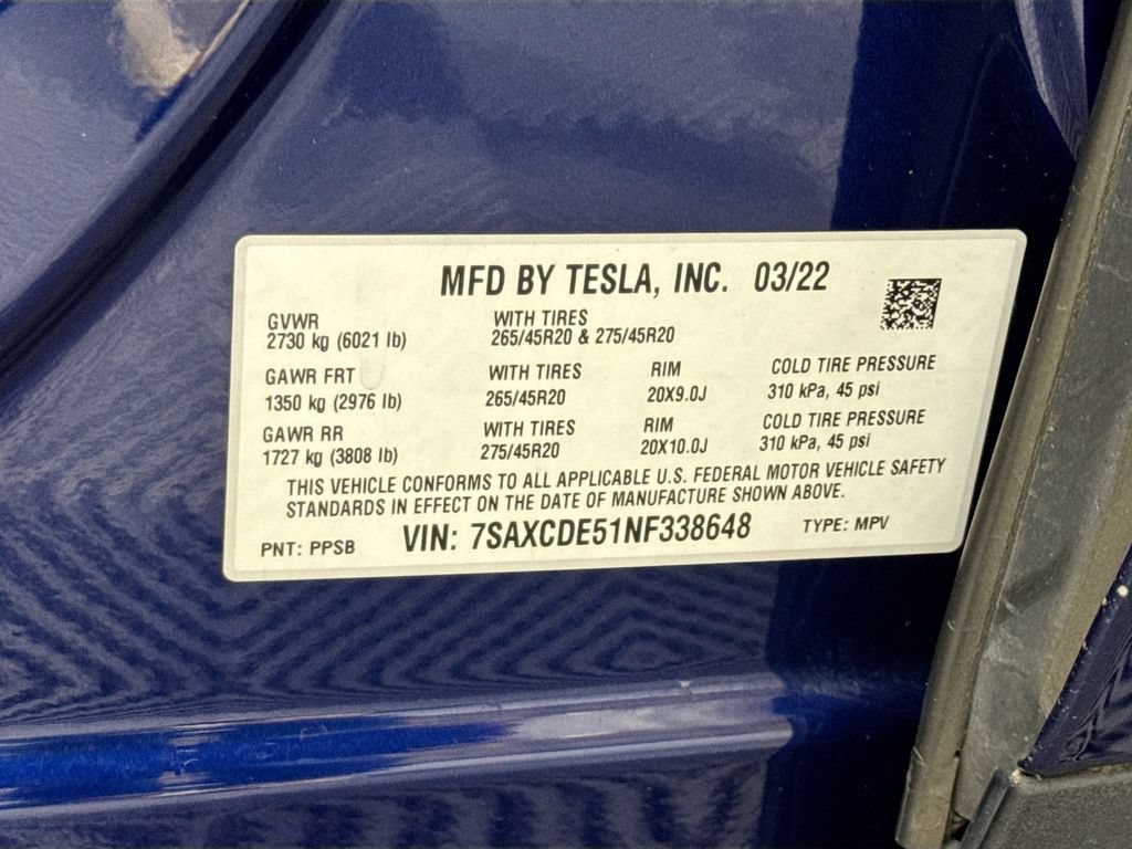 Used 2022 Tesla Model X Plaid AWD/4WD image 39