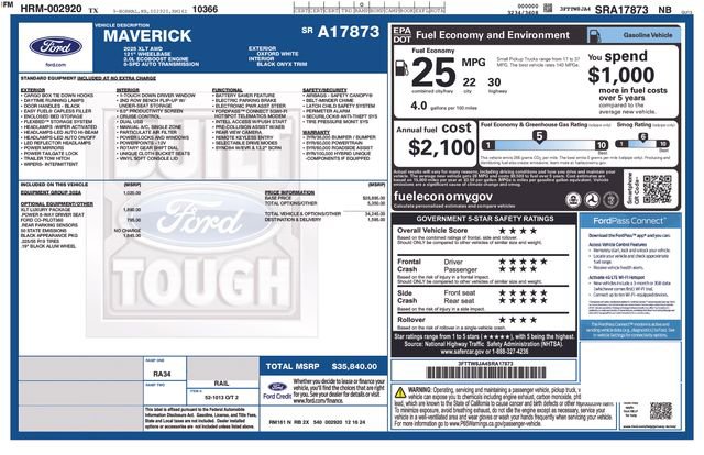 Used 2025 Ford Maverick XLT w/ XLT Luxury Package image 12