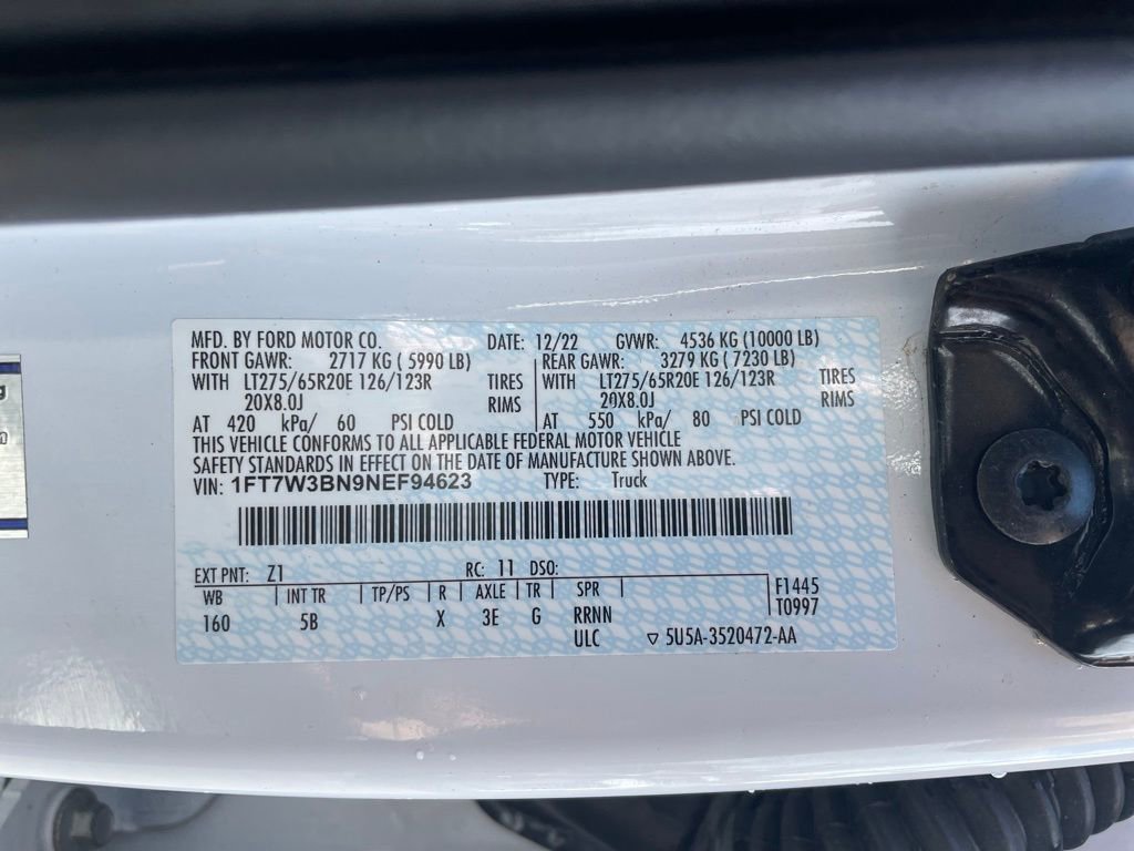 Used 2022 Ford F350 Lariat w/ Chrome Package image 17