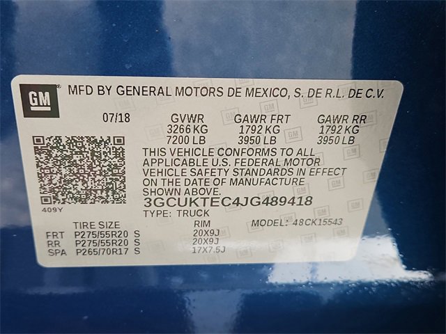 Used 2018 Chevrolet Silverado 1500 High Country image 31