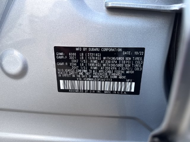 Used 2023 Subaru Ascent Limited w/ Technology Package AWD/4WD image 17