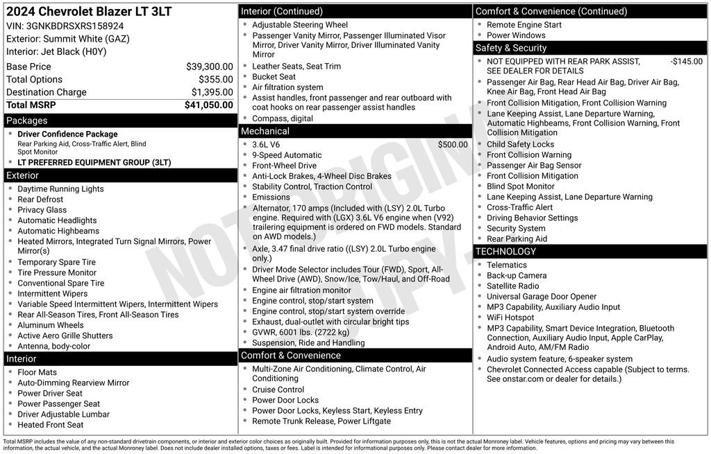 Certified 2024 Chevrolet Blazer LT image 6