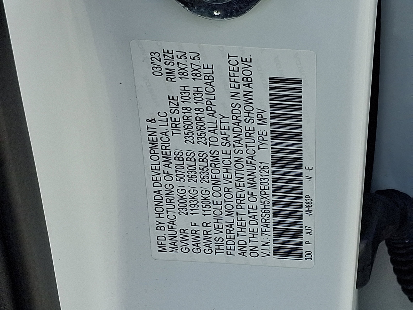 Used 2023 Honda CR-V Sport image 27