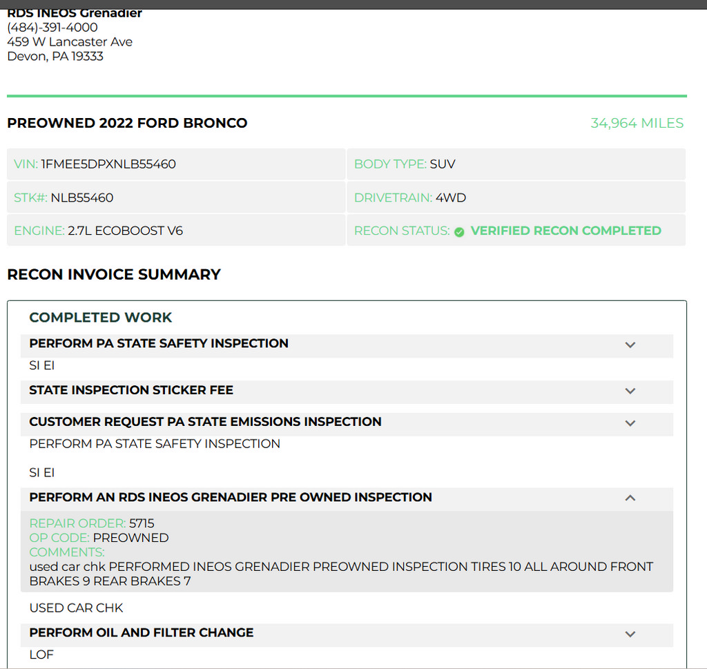 Used 2022 Ford Bronco Wildtrak AWD/4WD image 9