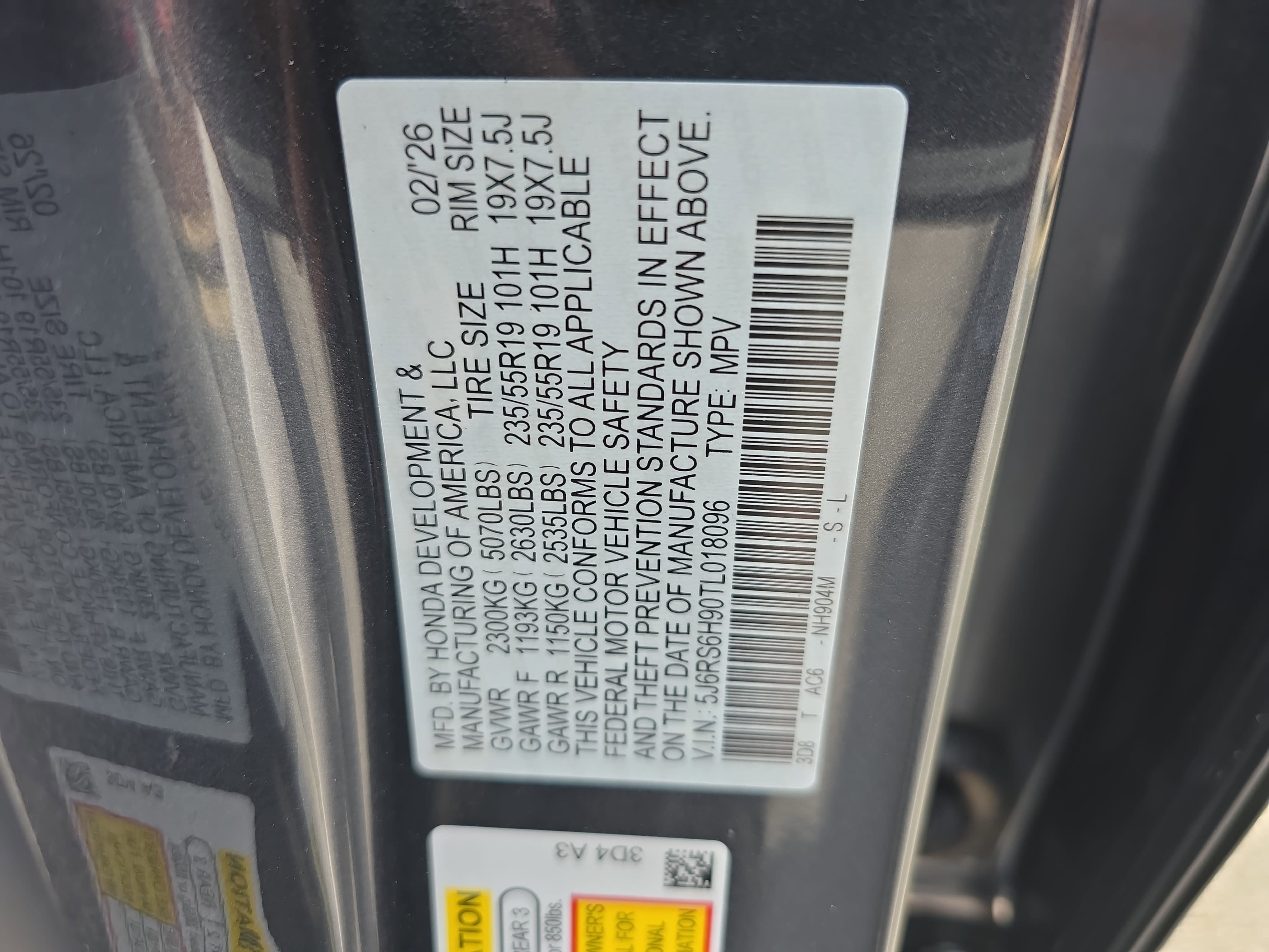 New 2026 Honda CR-V Sport Touring image 38