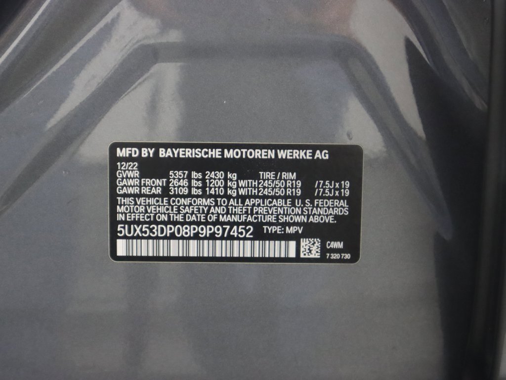 Used 2023 BMW X3 xDrive30i w/ Premium Package image 58