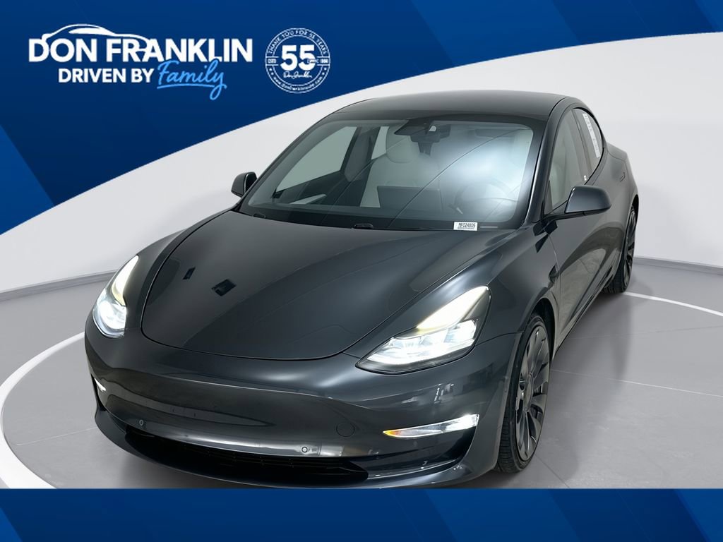 Used 2021 Tesla Model 3 Performance AWD/4WD image 1