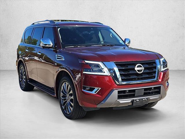 Used 2021 Nissan Armada Platinum w/ Captain's Chairs Package RWD image 3