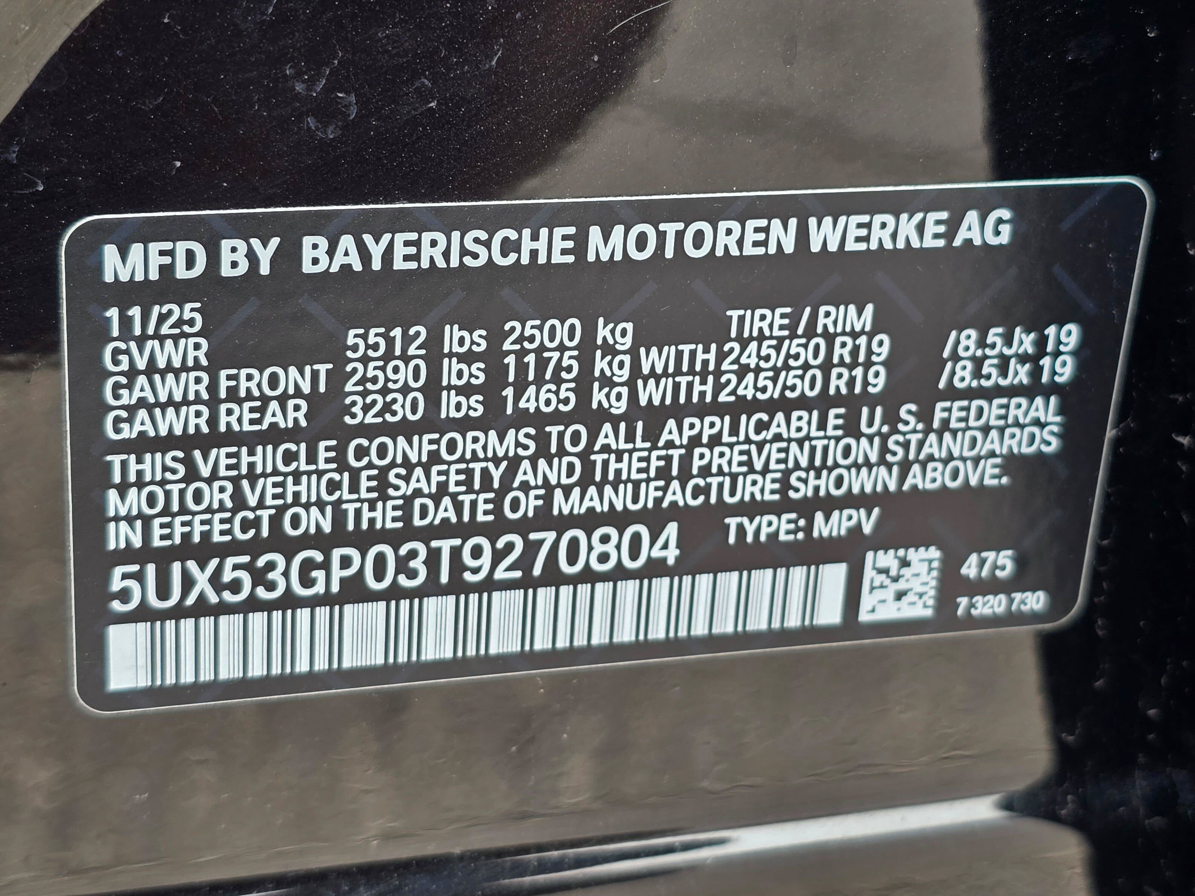 Certified 2026 BMW X3 xDrive30i w/ M Sport Package AWD/4WD image 32