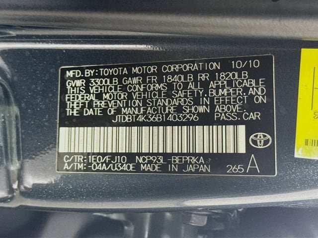Used 2011 Toyota Yaris Sedan w/ PWR Pkg w/Steel Wheels FWD image 28