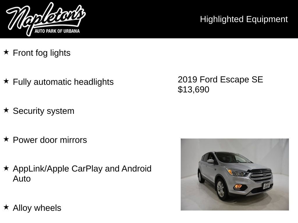 Used 2019 Ford Escape SE FWD image 16