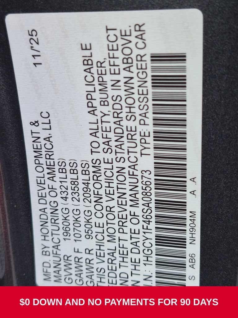 Used 2025 Honda Accord SE image 35