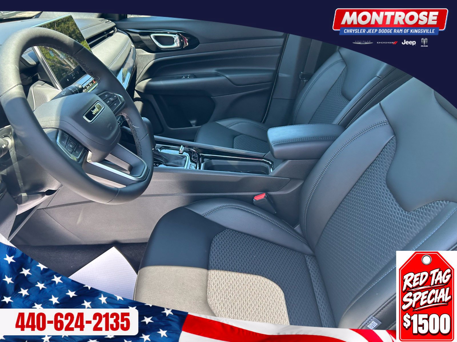 New 2026 Jeep Compass Latitude w/ Sun and Sound Group AWD/4WD image 13