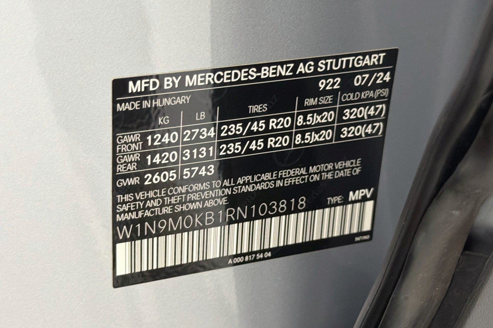 Certified 2024 Mercedes-Benz EQB 300 4MATIC image 26