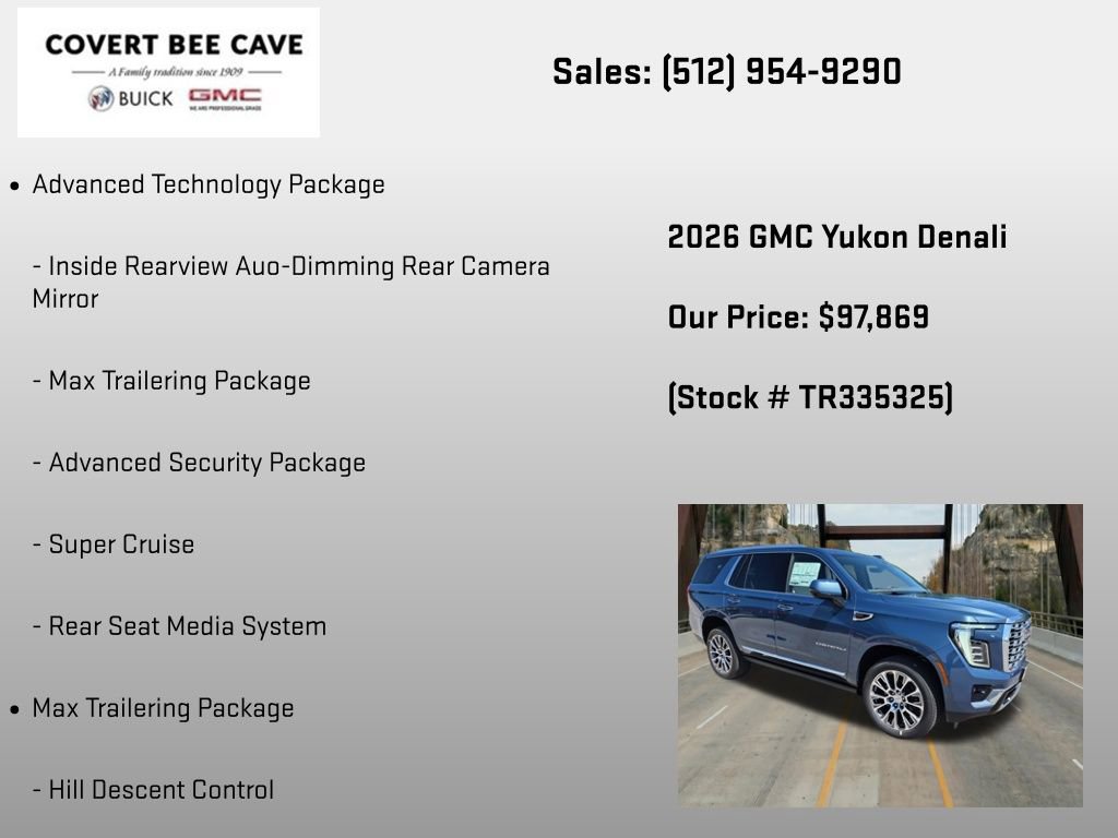 New 2026 GMC Yukon Denali AWD/4WD image 18
