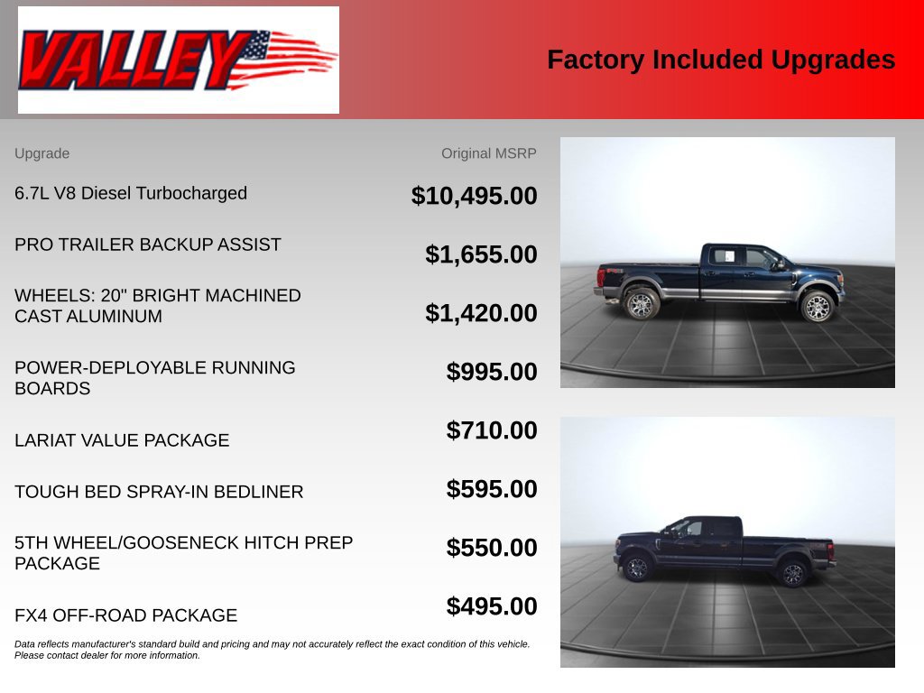 Certified 2022 Ford F350 Lariat w/ Lariat Value Package AWD/4WD image 6