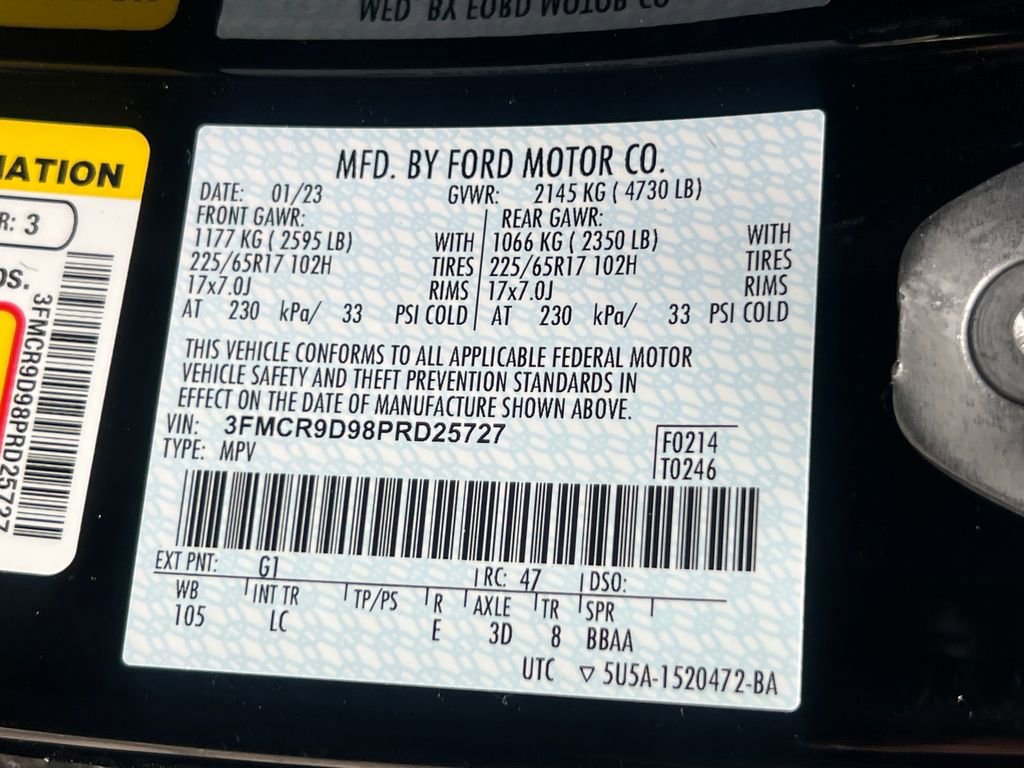 Used 2023 Ford Bronco Sport Badlands image 33