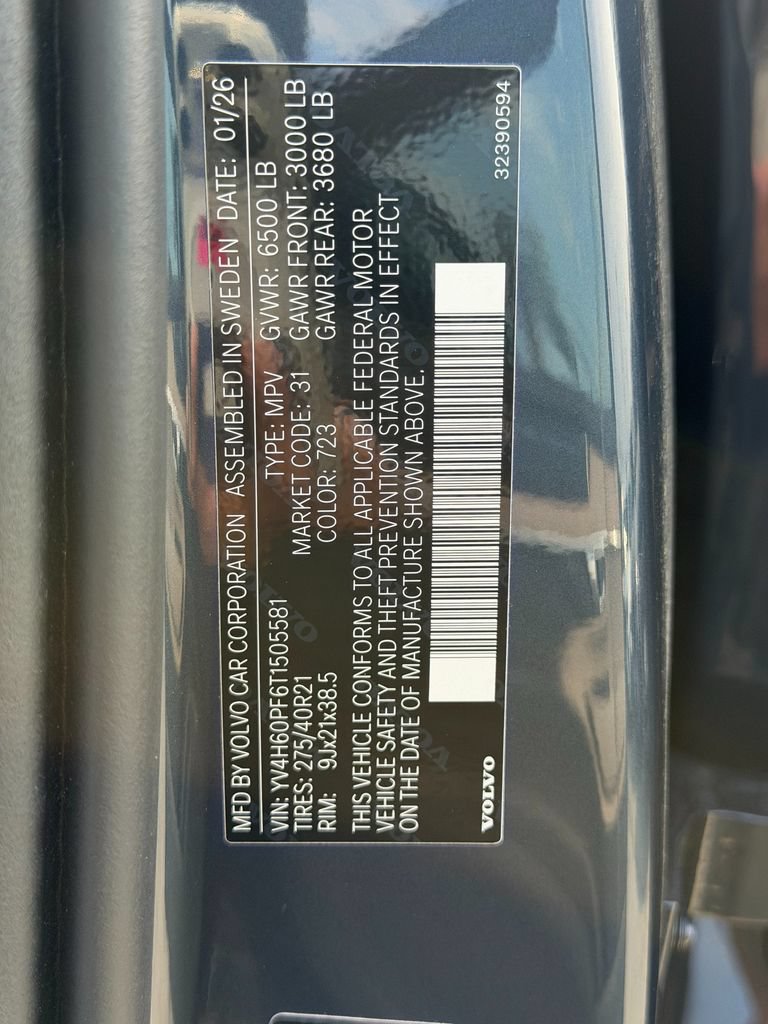 New 2026 Volvo XC90 T8 Ultra w/ Protection Package Premier AWD/4WD image 33