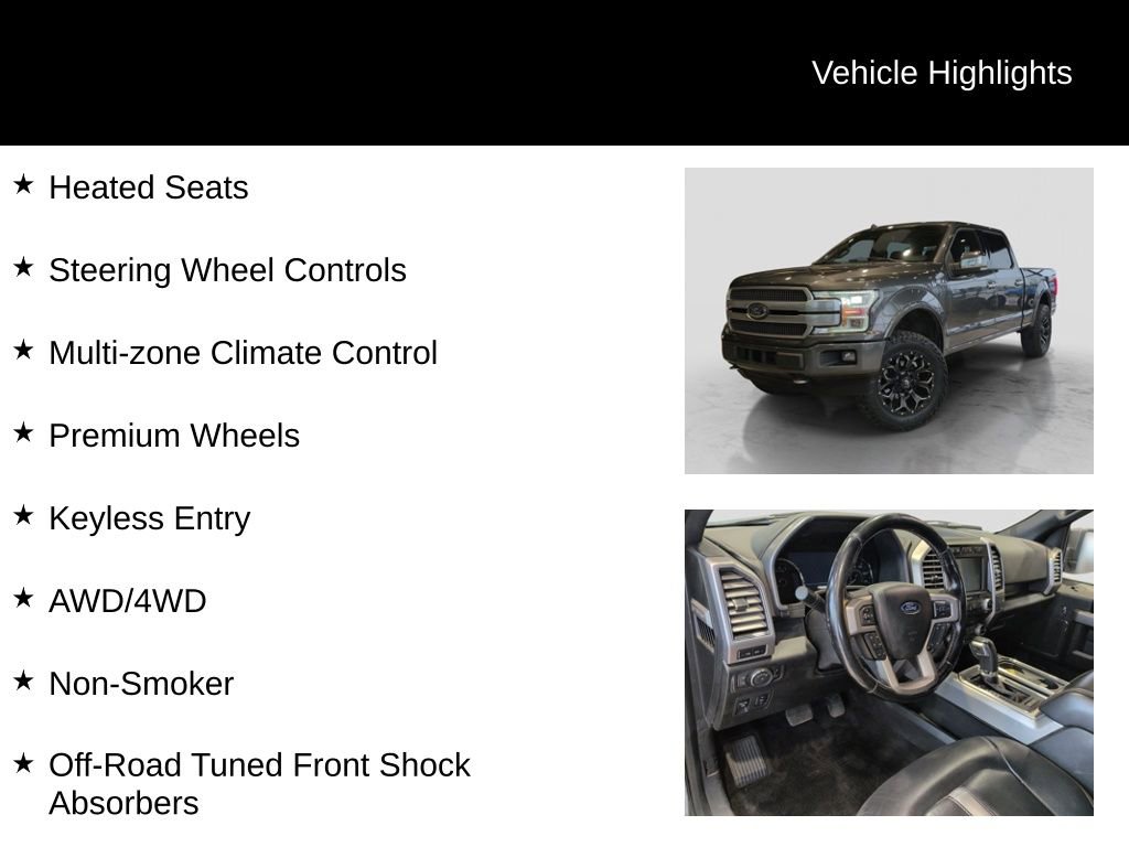 Certified 2018 Ford F150 Platinum w/ Technology Package image 16
