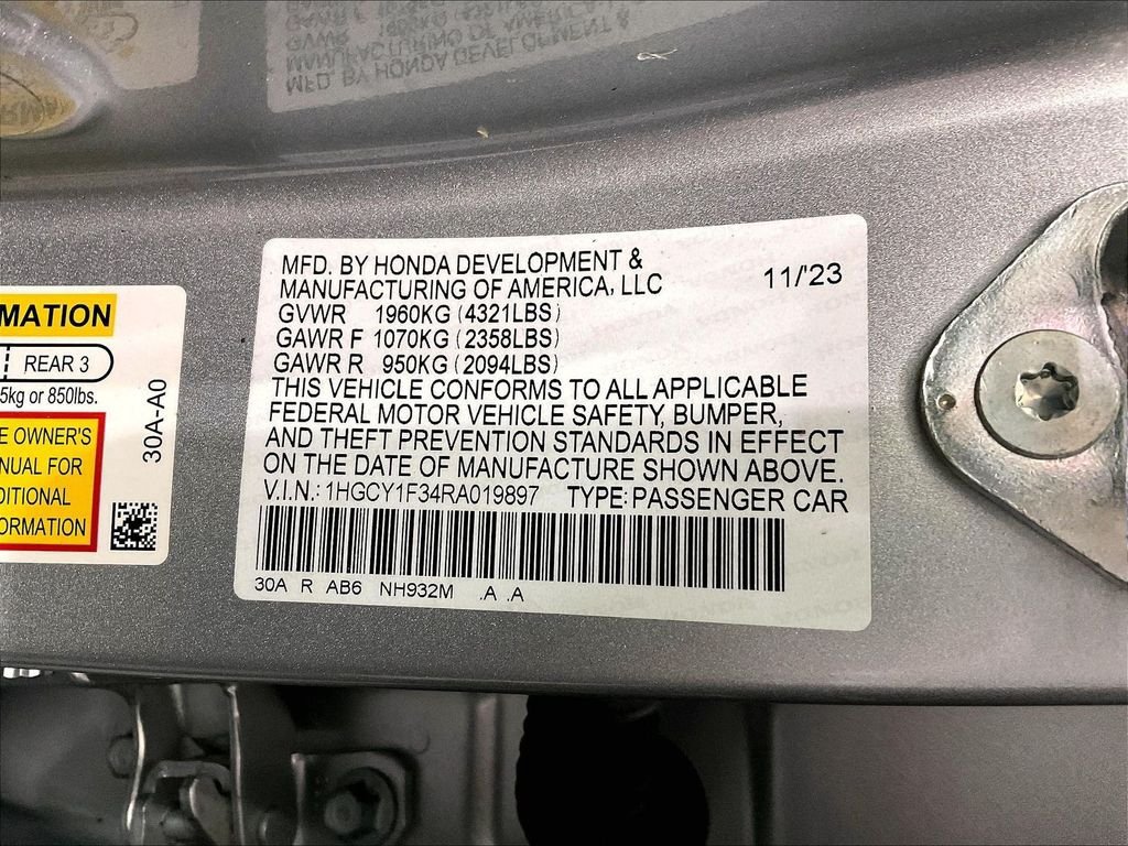 Used 2024 Honda Accord EX image 33