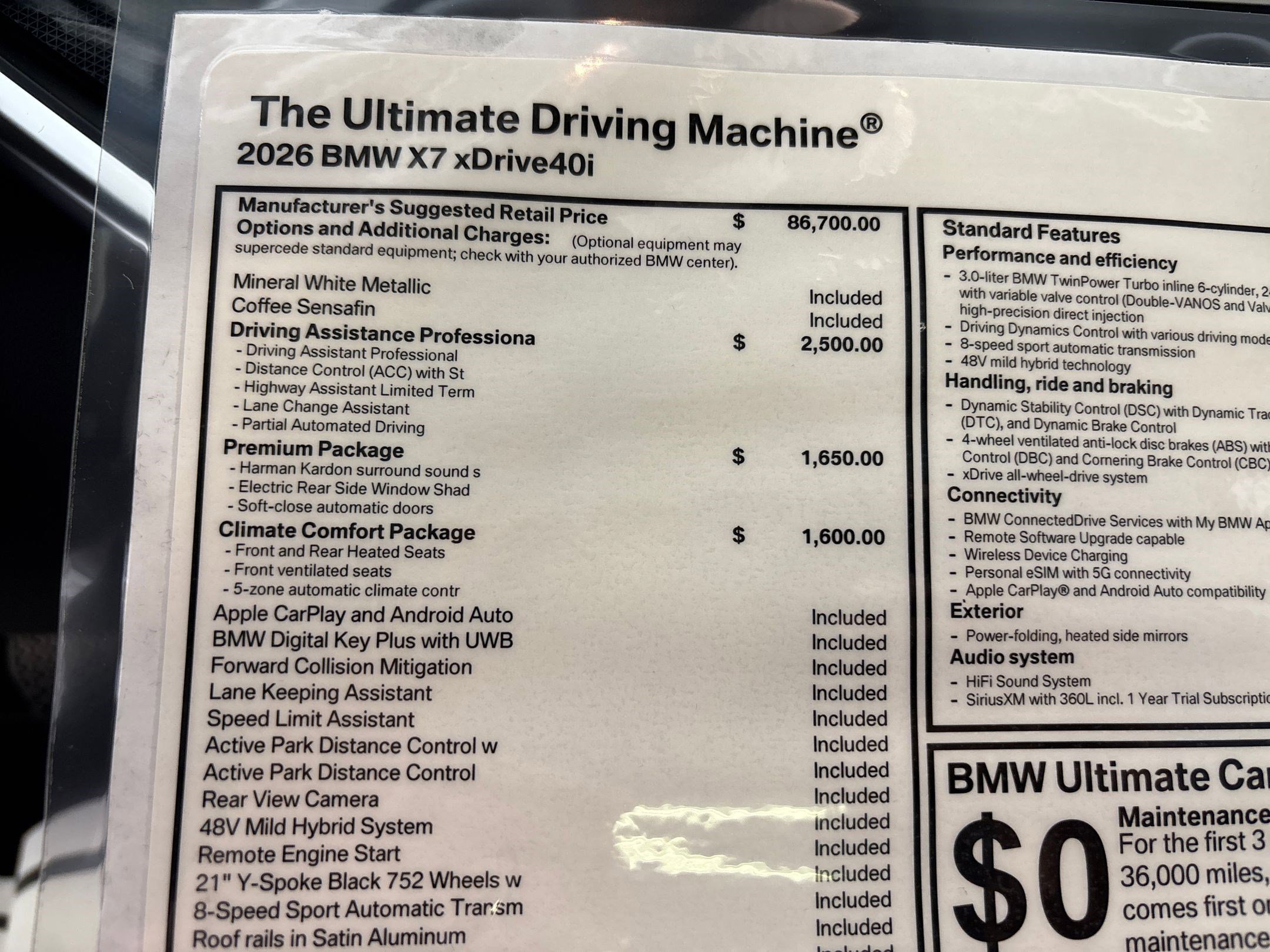New 2026 BMW X7 xDrive40i image 37