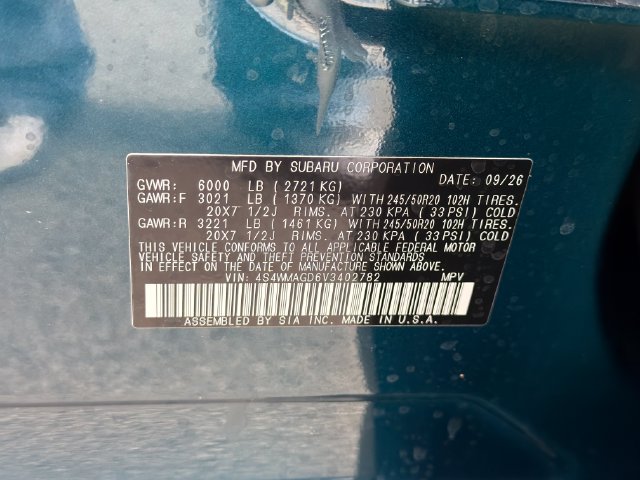 New 2027 Subaru Ascent Limited AWD/4WD image 26