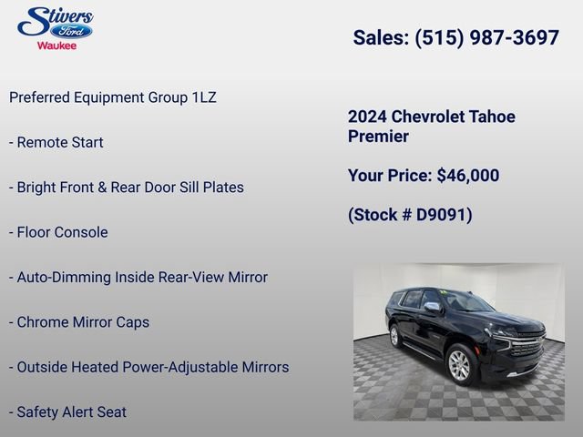 Used 2024 Chevrolet Tahoe Premier AWD/4WD image 16