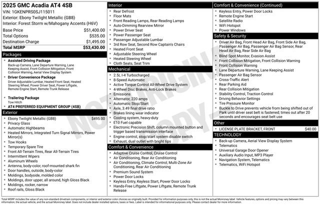 Used 2025 GMC Acadia AT4 image 42