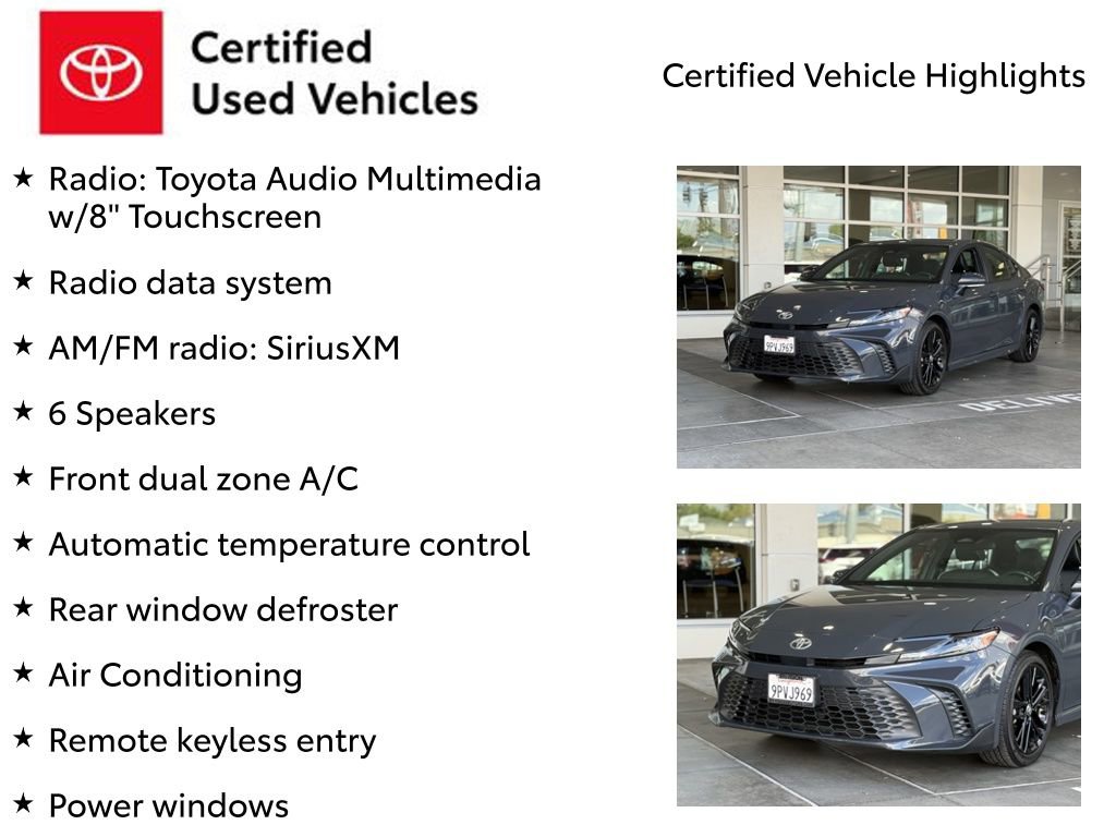 Certified 2025 Toyota Camry SE image 7