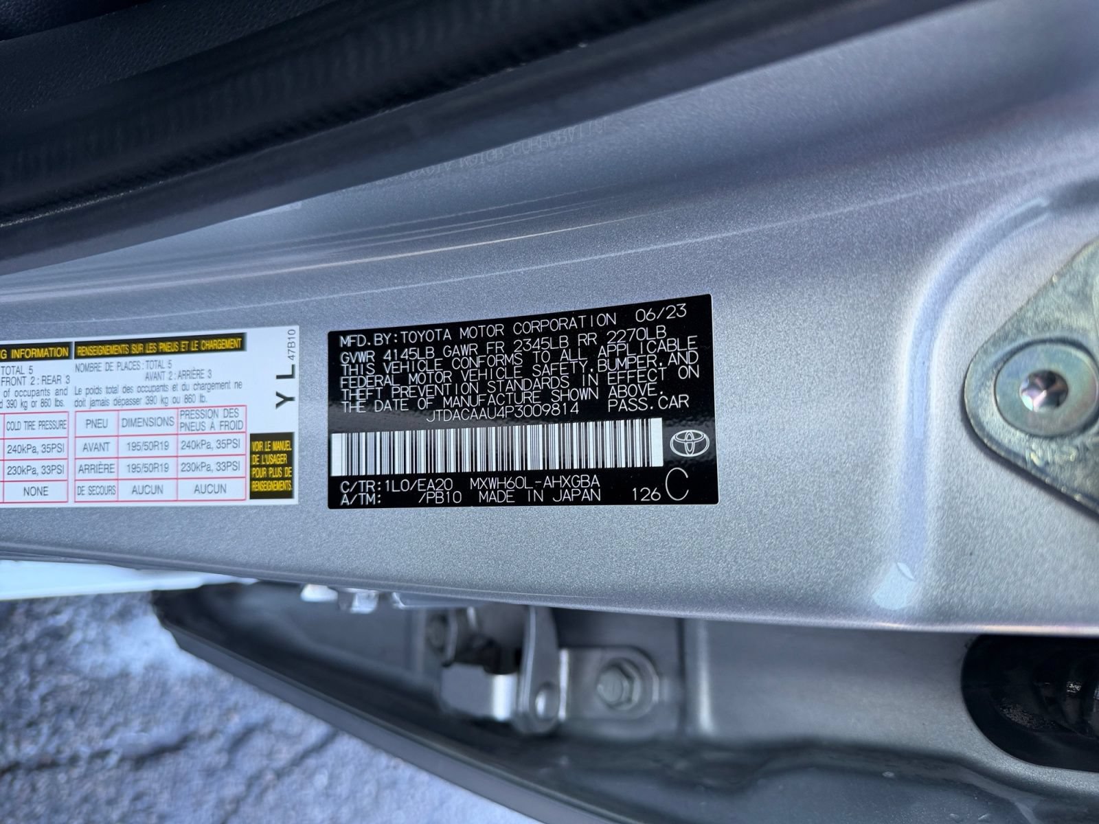 Used 2023 Toyota Prius XLE FWD image 37