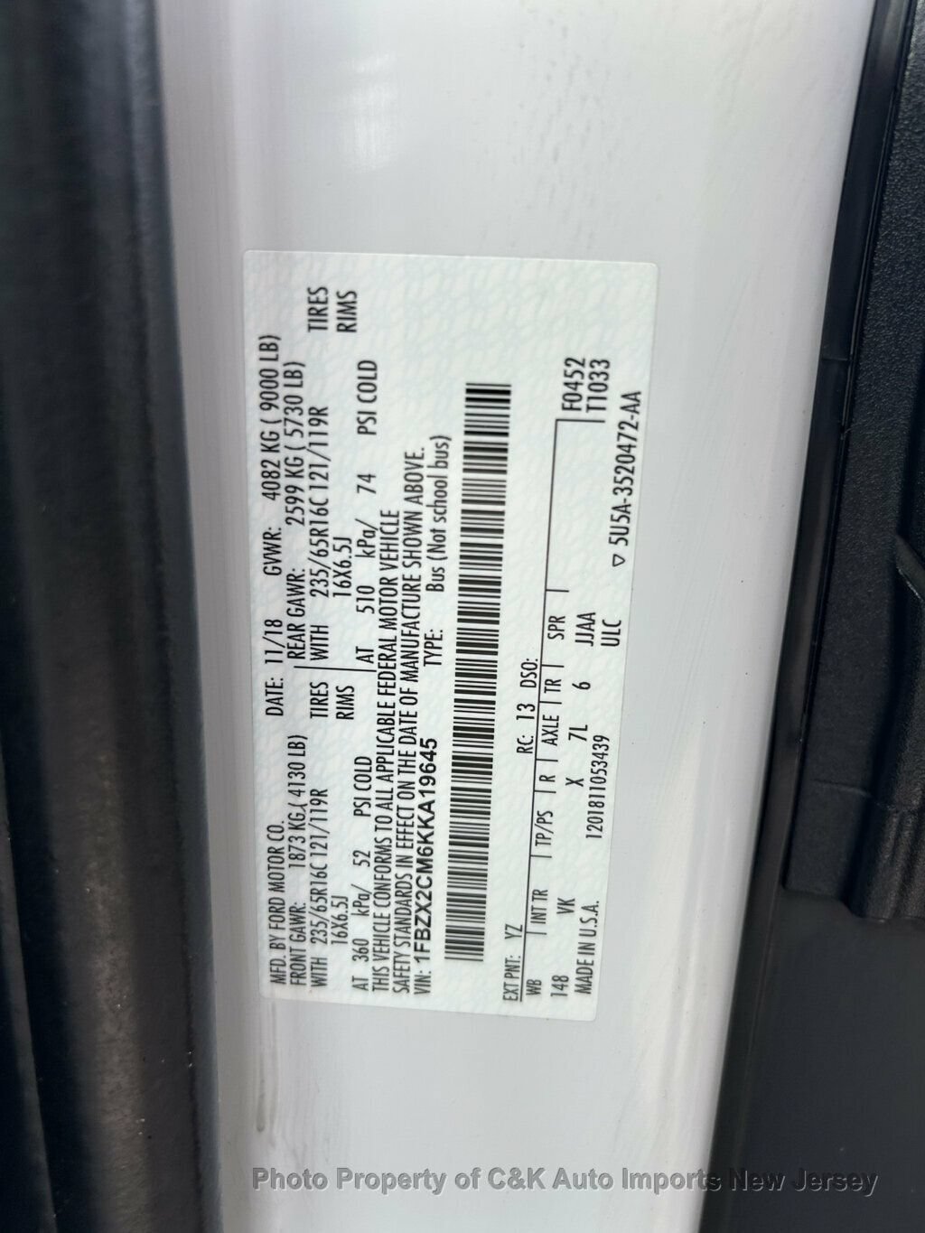 Used 2019 Ford Transit 350 XL RWD image 34