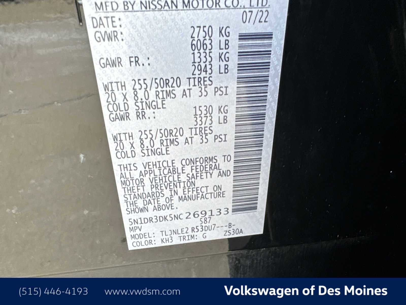 Used 2022 Nissan Pathfinder Platinum w/ Cargo Package image 20