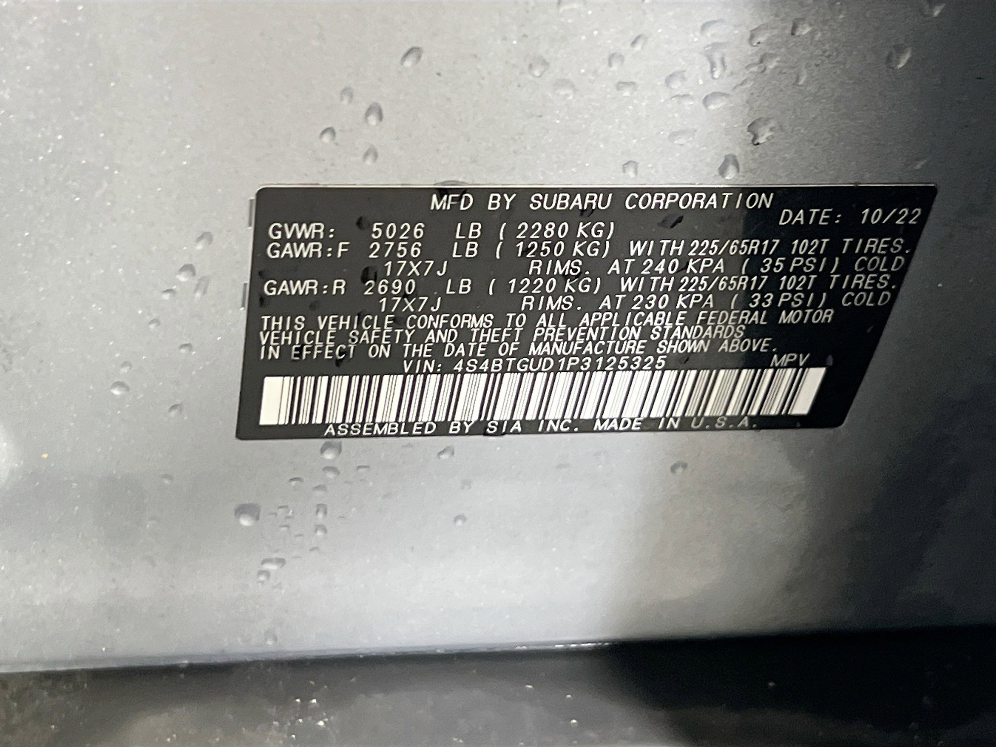 Used 2023 Subaru Outback Wilderness AWD/4WD image 32