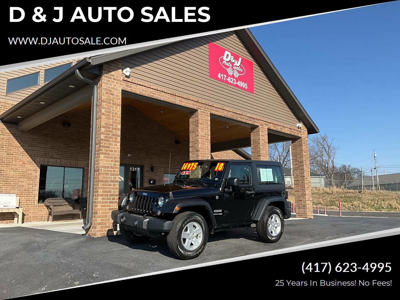 Used 2018 Jeep Wrangler Sport
