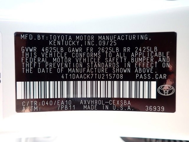 New 2026 Toyota Camry SE image 15