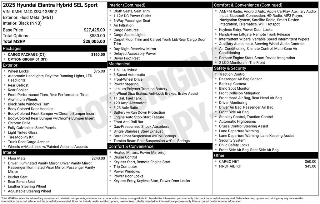 Used 2025 Hyundai Elantra SEL w/ Cargo Package image 26
