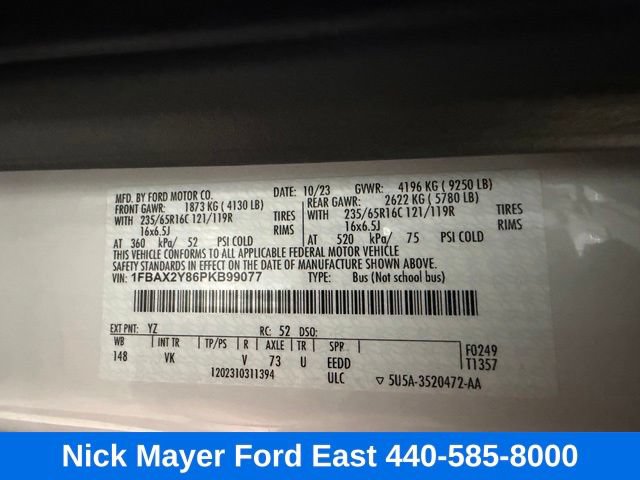 Used 2023 Ford Transit 350 XL RWD image 29