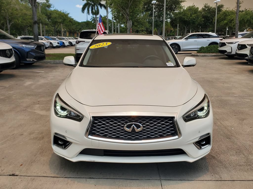 Used 2023 INFINITI Q50 Luxe w/ Cargo Package RWD video 2