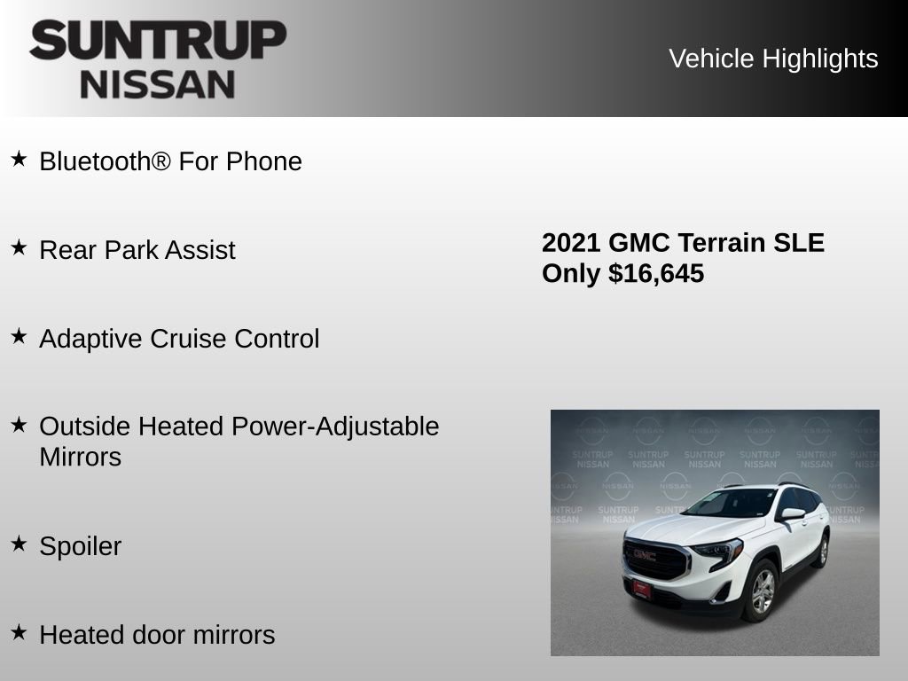 Used 2021 GMC Terrain SLE w/ Driver Convenience Package FWD image 22