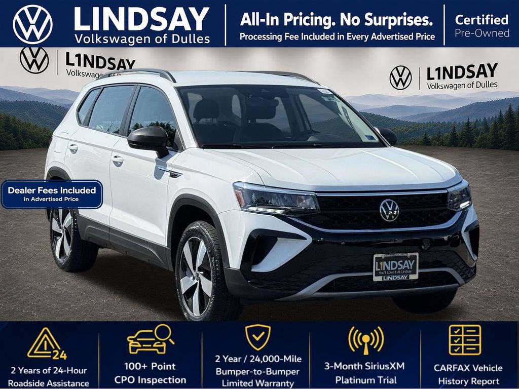 Certified 2024 Volkswagen Taos S AWD/4WD image 1