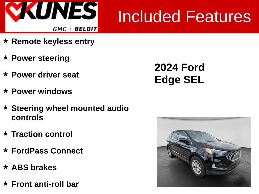 Used 2024 Ford Edge SEL AWD/4WD image 3