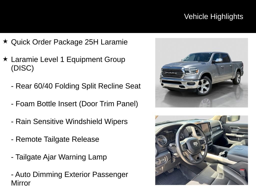 Used 2021 RAM 1500 Laramie AWD/4WD image 6