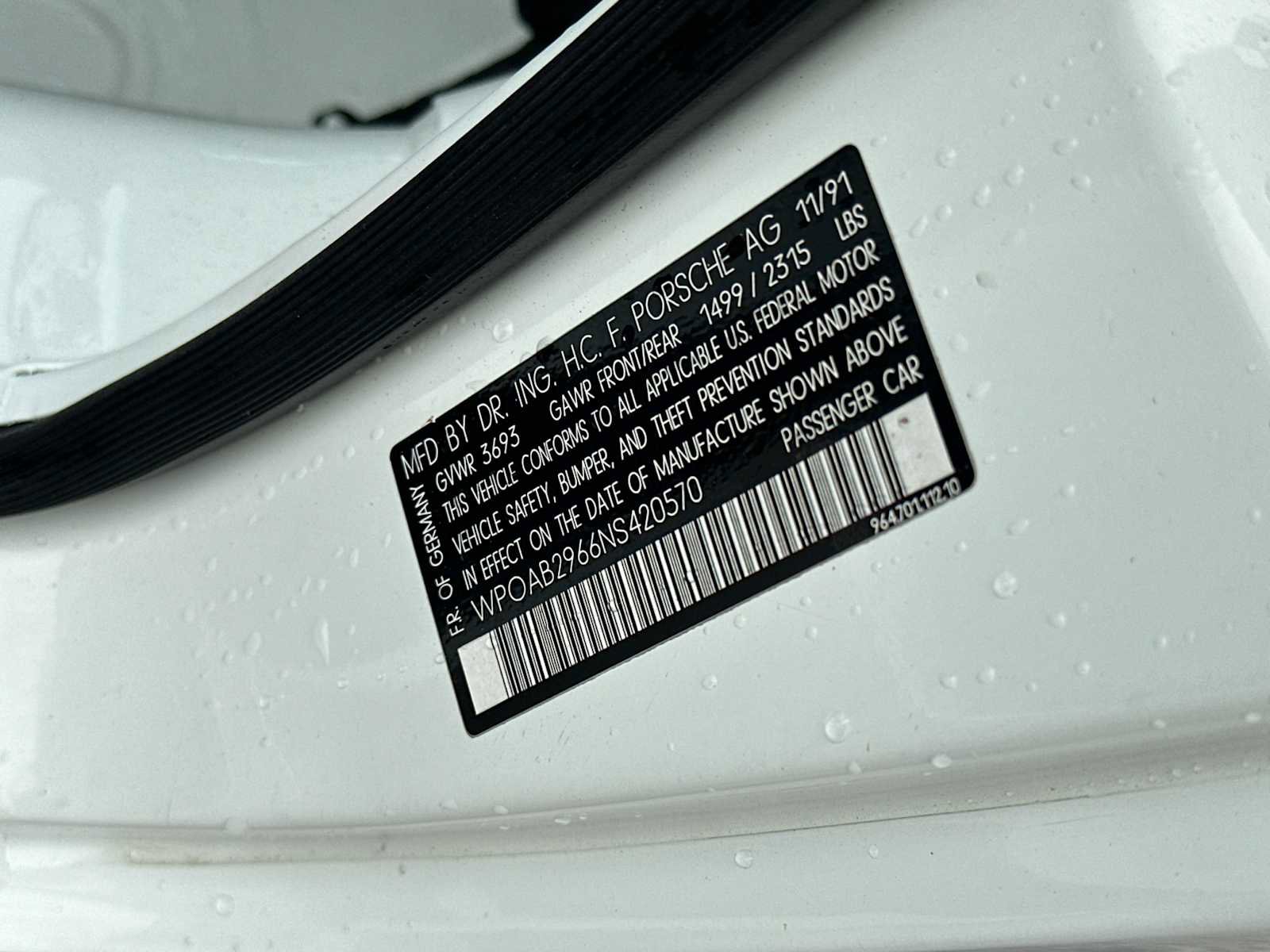 Used 1992 Porsche 911 RS America image 25