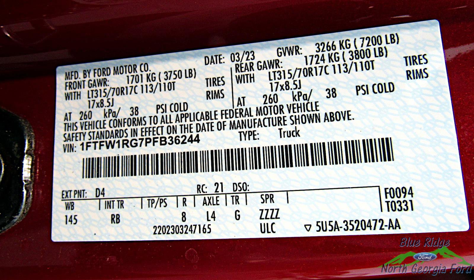 Used 2023 Ford F150 Raptor w/ Raptor Carbon Fiber Package image 24