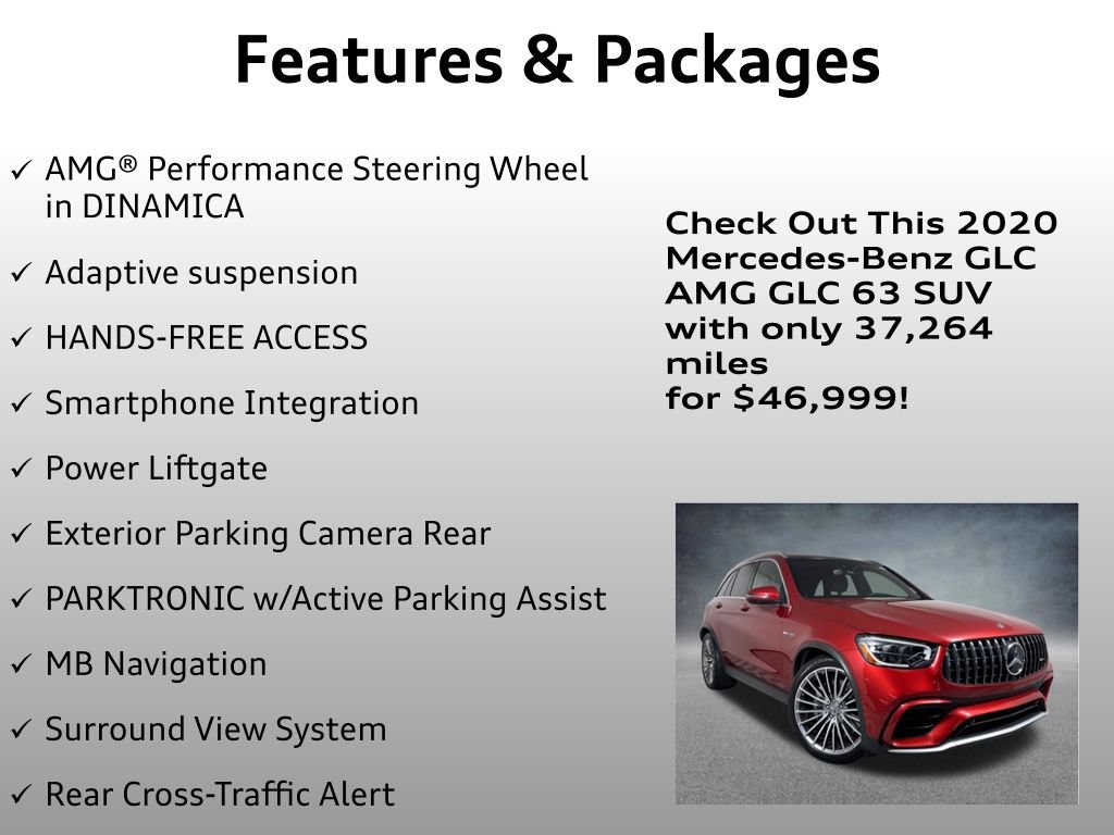 Used 2020 Mercedes-Benz GLC 63 AMG 4MATIC image 12