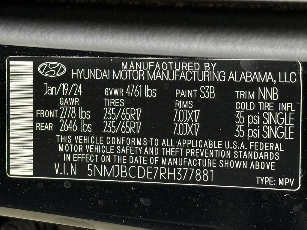 Certified 2024 Hyundai Tucson SEL AWD/4WD image 43