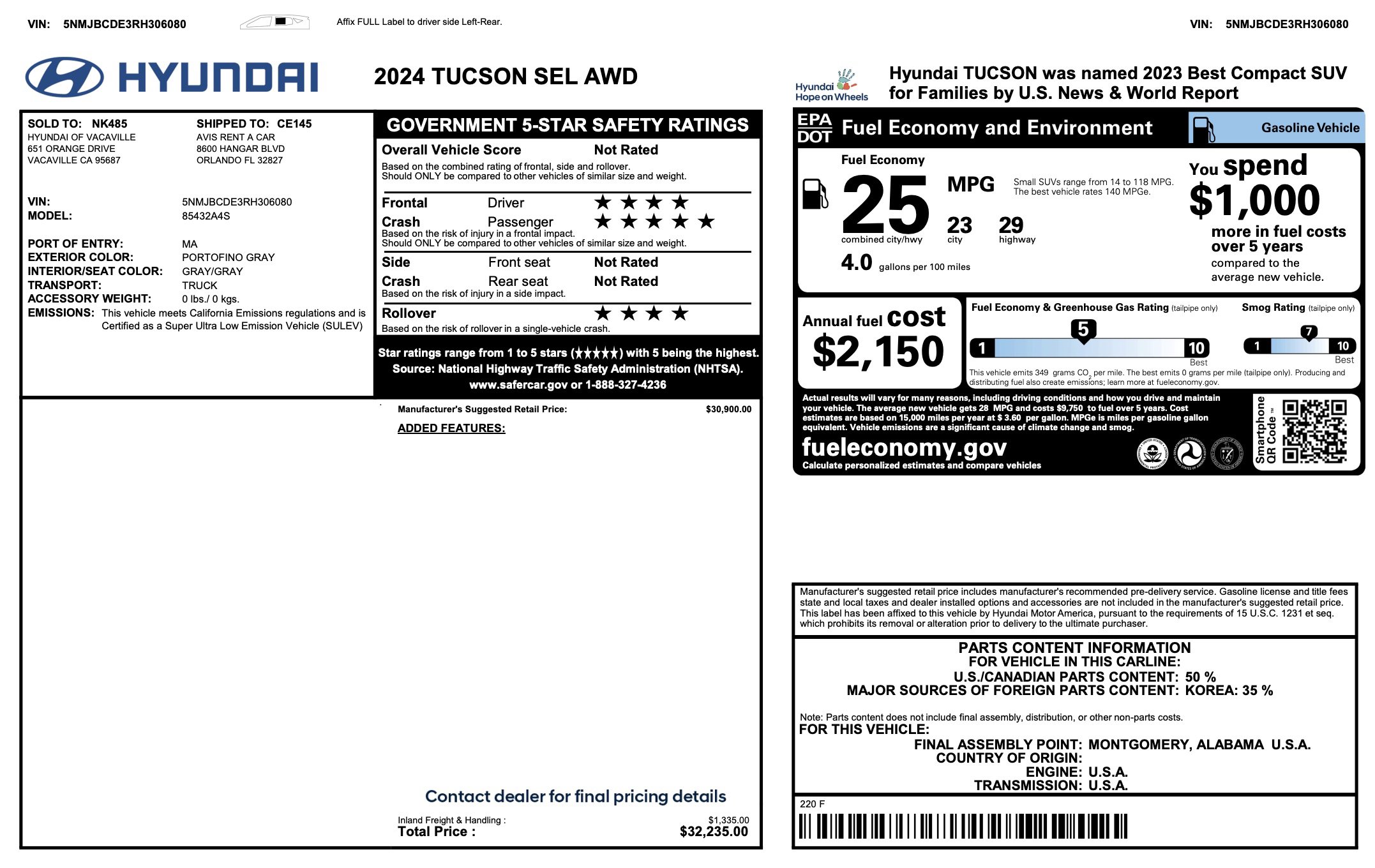 Used 2024 Hyundai Tucson SEL image 6