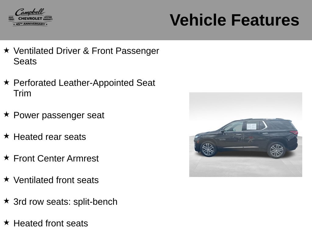 Used 2023 Chevrolet Traverse High Country FWD image 21