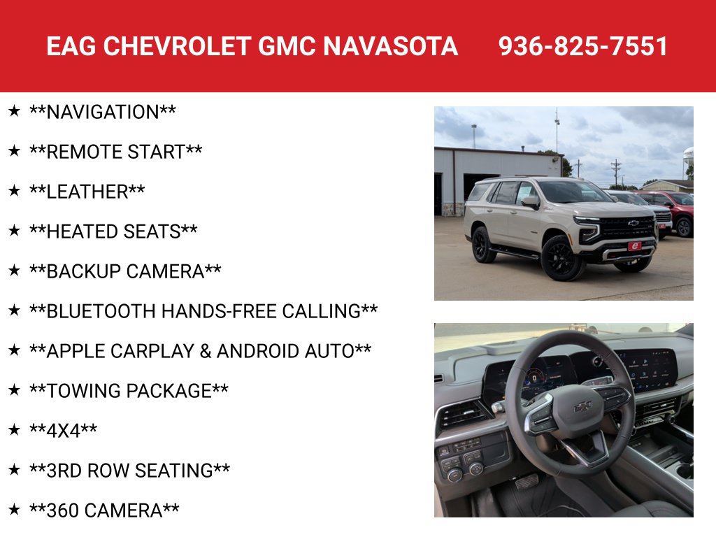 New 2027 Chevrolet Tahoe Z71 AWD/4WD image 4