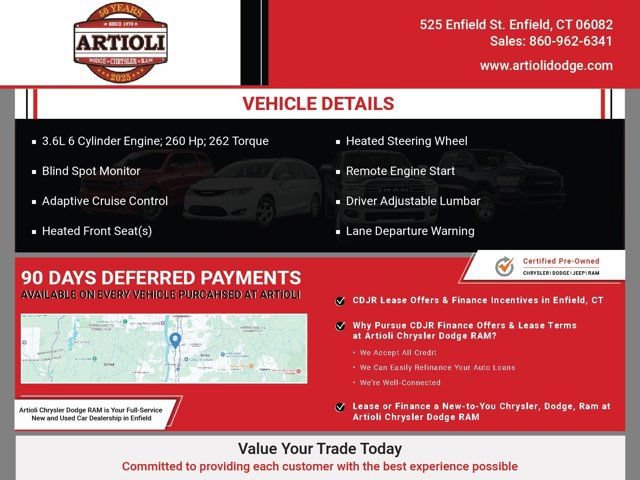 Certified 2023 Chrysler Pacifica Touring-L FWD image 2